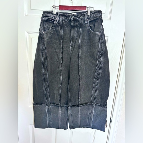 NWT Free People, We The Free Olsen Cuffed Crop Barrel Jeans, Multiple Sizes - Picture 4 of 11